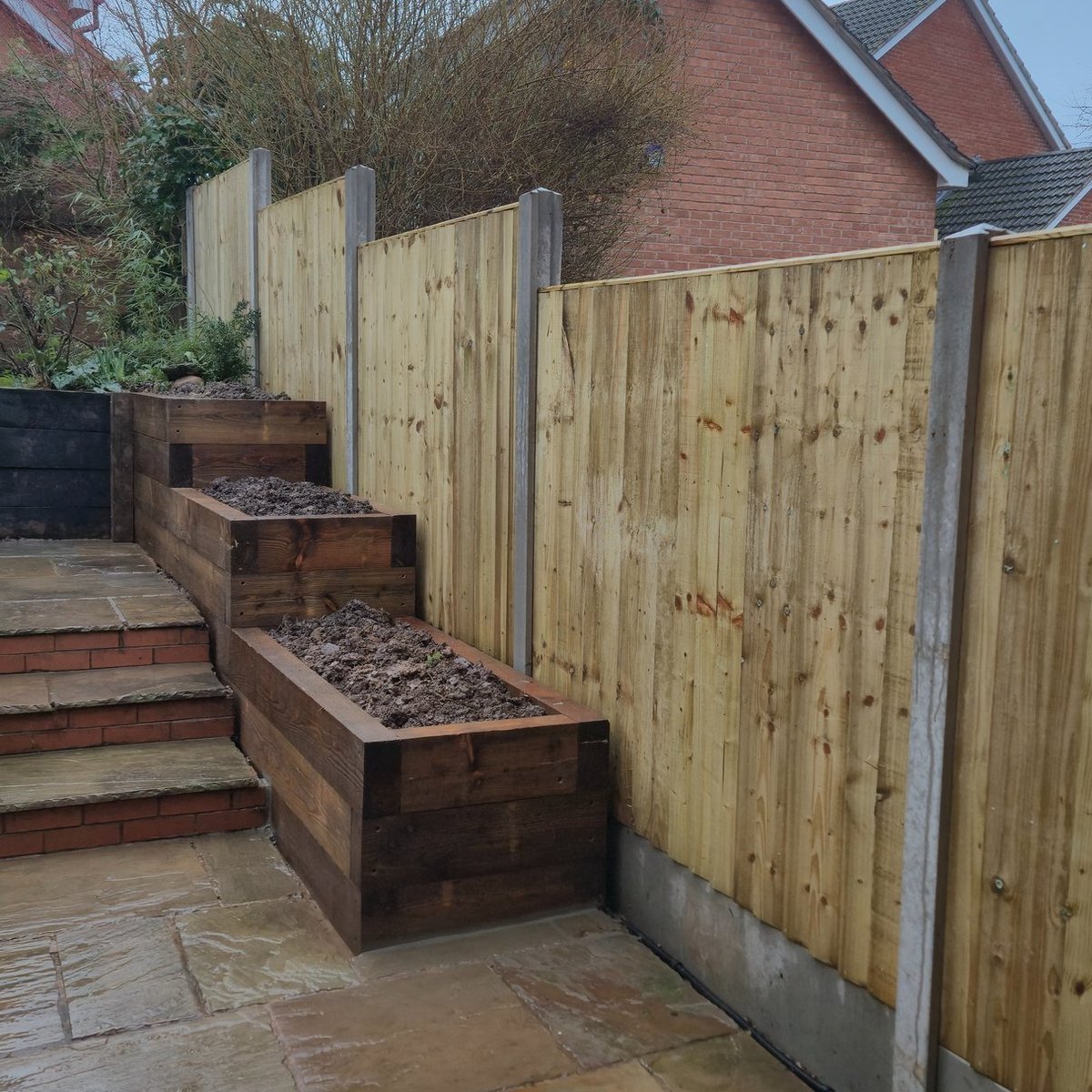 Recent landscaping project